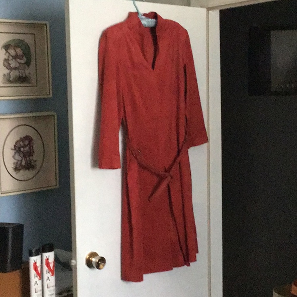 Brick colored dress